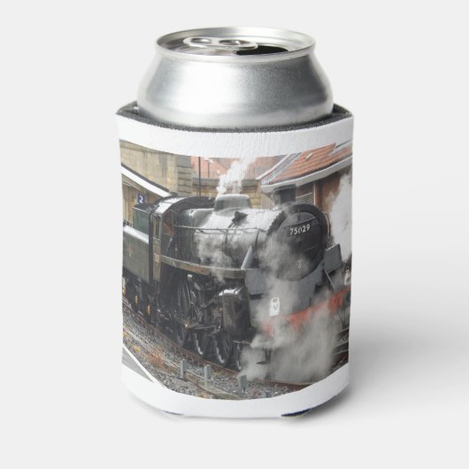 Stoomlocomotief in station blikjeskoeler (Blikje Achterkant)