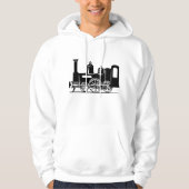 Stoomlocomotief Mannen Hoodie (Voorkant)