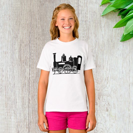 Stoomlocomotief Meisjes T-shirt