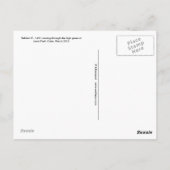 Stoomlocomotief met hoog gras briefkaart (Achterkant)