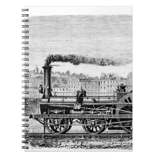 Stoomlocomotief Notitieboek (Voorkant)