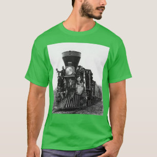 Stoomlocomotief op de Baltimore en Ohio Railroa T-shirt