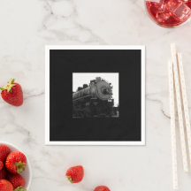 Stoomlocomotief Papieren Servetten