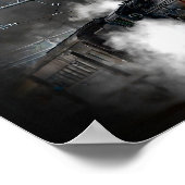 -stoomlocomotief poster (Hoek)