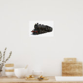 Stoomlocomotief Poster (Keuken)