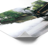 Stoomlocomotief Poster (Hoek)