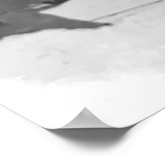 Stoomlocomotief Sandwich 1885 Poster (Hoek)