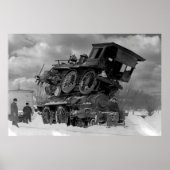 Stoomlocomotief Sandwich 1885 Poster (Voorkant)