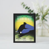 stoomlocomotief snelheidsrecord Briefkaart (Staand voorkant)