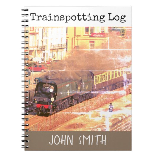  stoomlocomotief Tangmere, treinboff Notitieboek (Voorkant)