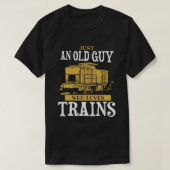Stoomlocomotief Trein Liefhebber Spoorweg Stea T-shirt (Design voorkant)