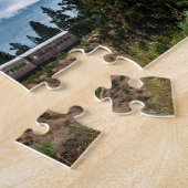 Stoomlocomotief Trein puzzel Legpuzzel (Zijkant)