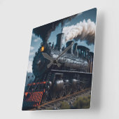 Stoomlocomotief Vierkante Klok (Hoek)