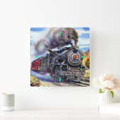 Stoomlocomotief Vierkante Klok (Huis)