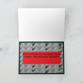 Stoomlocomotieven Kerstmis / Gelukkig Nieuwjaar Ka Kaart (Binnen)