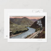 Stoomlocomotieven op spoor briefkaart (Voorkant / Achterkant)