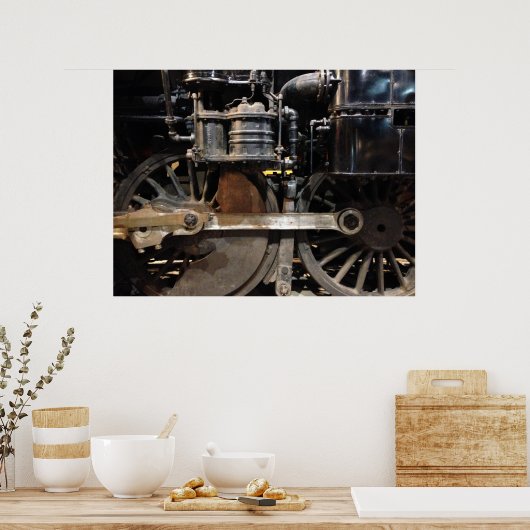 Stoomlocomotieven Poster (Keuken)