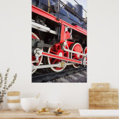 Stoomlocomotieven Poster (Keuken)