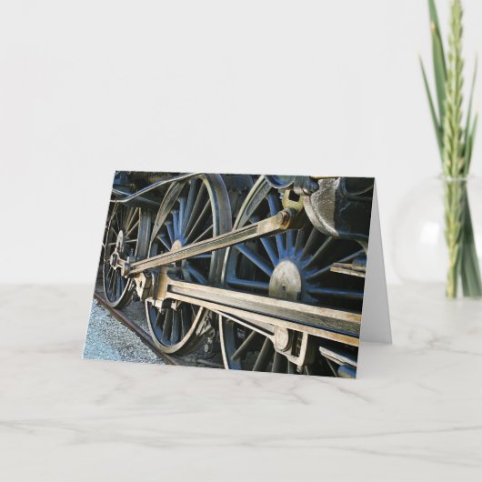 Stoomlocomotieven weer op de rails kaart (Voorkant)