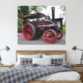 STOOMMACHINE CANVAS AFDRUK (Insitu (Slaapkamer))