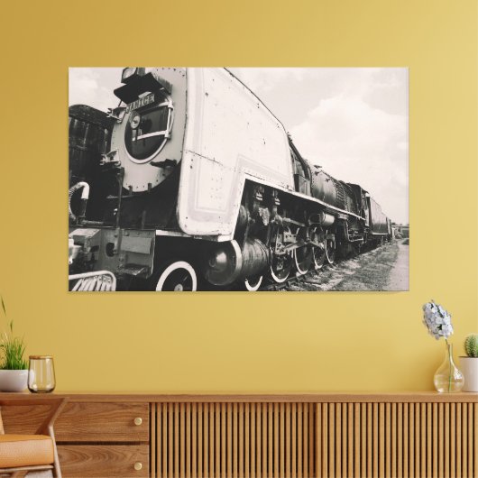 Stoommachine Canvas Afdruk (Insitu (Woonkamer))