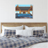 Stoommachine Canvas Afdruk (Insitu (Slaapkamer))