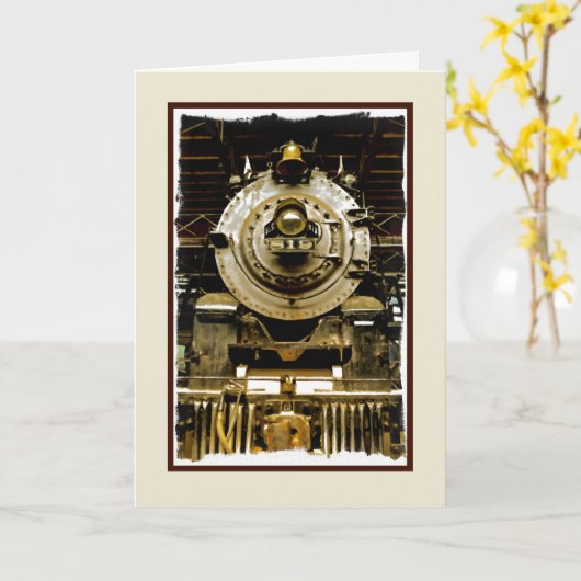 Stoommachine krijgt goed Kaart (Gele Bloem)