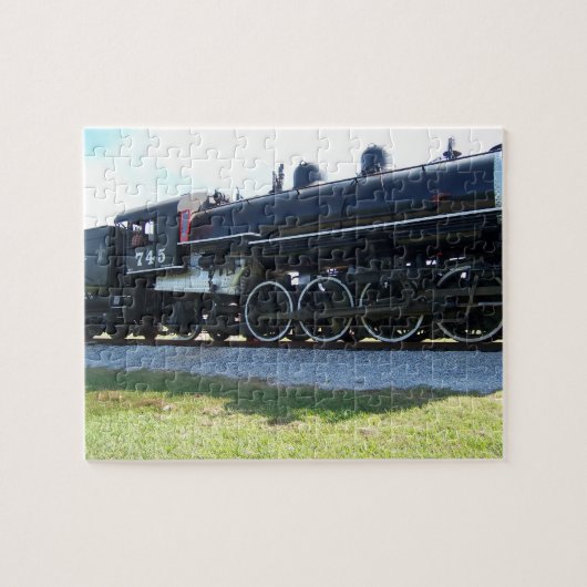 Stoommachine Legpuzzel (Horizontaal)