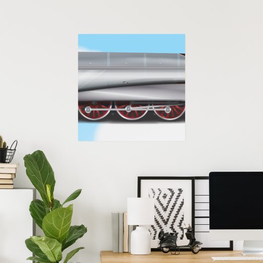 Stoommachine Poster (Thuiskantoor)