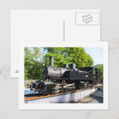 Stoommotor Briefkaart (Voorkant / Achterkant)