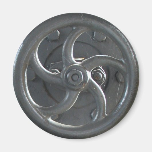 Stoommotor druk wiel koelkastmagneet magneet (Voorkant)