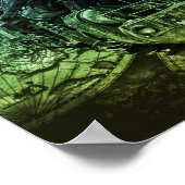 -stoommotor-locomotief poster (Hoek)