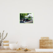 Stoommotor op het eiland Man Poster (Keuken)