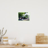 Stoommotor op het eiland Man Poster (Keuken)