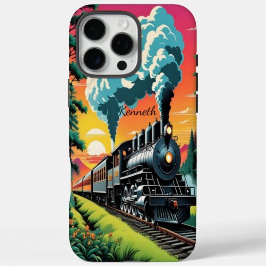 Stoommotor Sunset Ride Case-Mate iPhone Case (Achterkant)