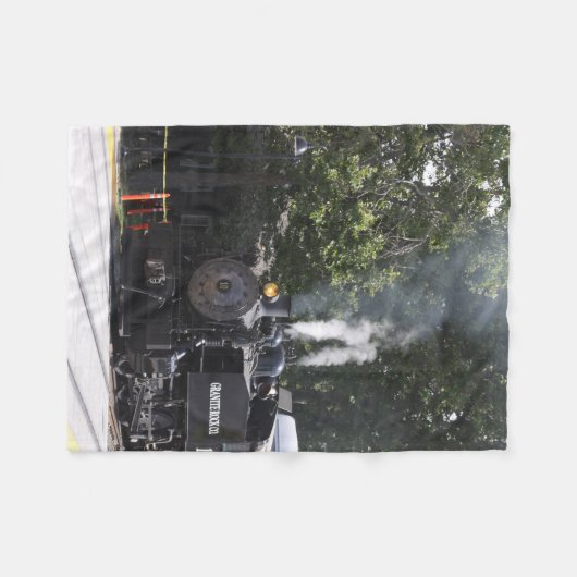 Stoommotor Trein Fleece Deken (Voorkant (Horizontaal))