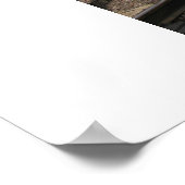 stoommotor, trein poster (Hoek)