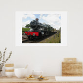 stoommotor, trein poster (Keuken)