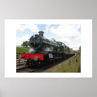 stoommotor, trein poster
