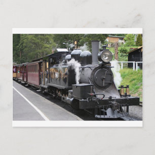 Stoommotor, Victoria, Australië Briefkaart