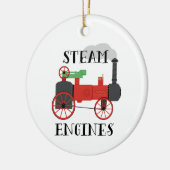 Stoommotoren Keramisch Ornament (Links)