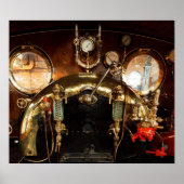 Stoommotorkap Poster (Voorkant)