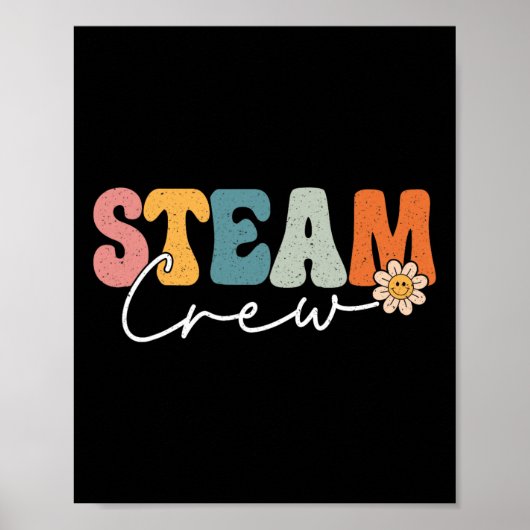 Stoomploeg Terug naar school Wetenschap Engineerin Poster (Voorkant)