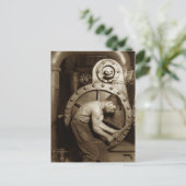 Stoompomp Briefkaart (Staand voorkant)