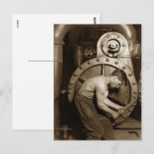 Stoompomp Briefkaart (Voorkant / Achterkant)