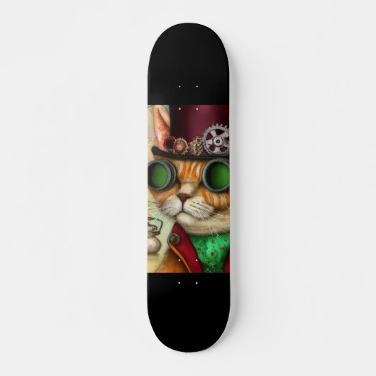 STOOMPUNK KAT SKATEBOARDS (Voorkant)
