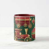 stoompunk kerst ornamenten koffiemok mok (Midden)