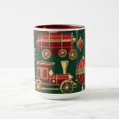 stoompunk kerst ornamenten koffiemok mok (Midden)