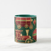 stoompunk kerst ornamenten koffiemok mok (Midden)