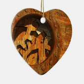 stoompunk klokken keramisch ornament (Rechts)